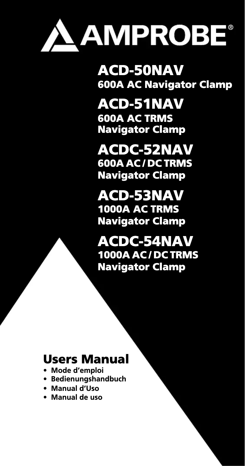 Imagen de la primera página del manual del dispositivo ACD-51NAV