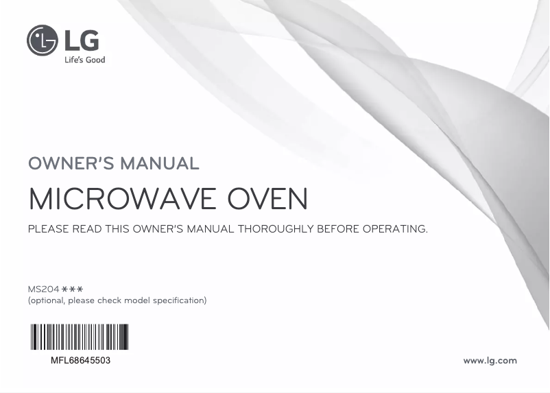 Imagen de la primera página del manual del dispositivo MS2044V