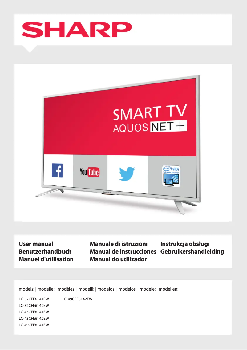 Imagen de la primera página del manual del dispositivo LC-32CFE6142EW