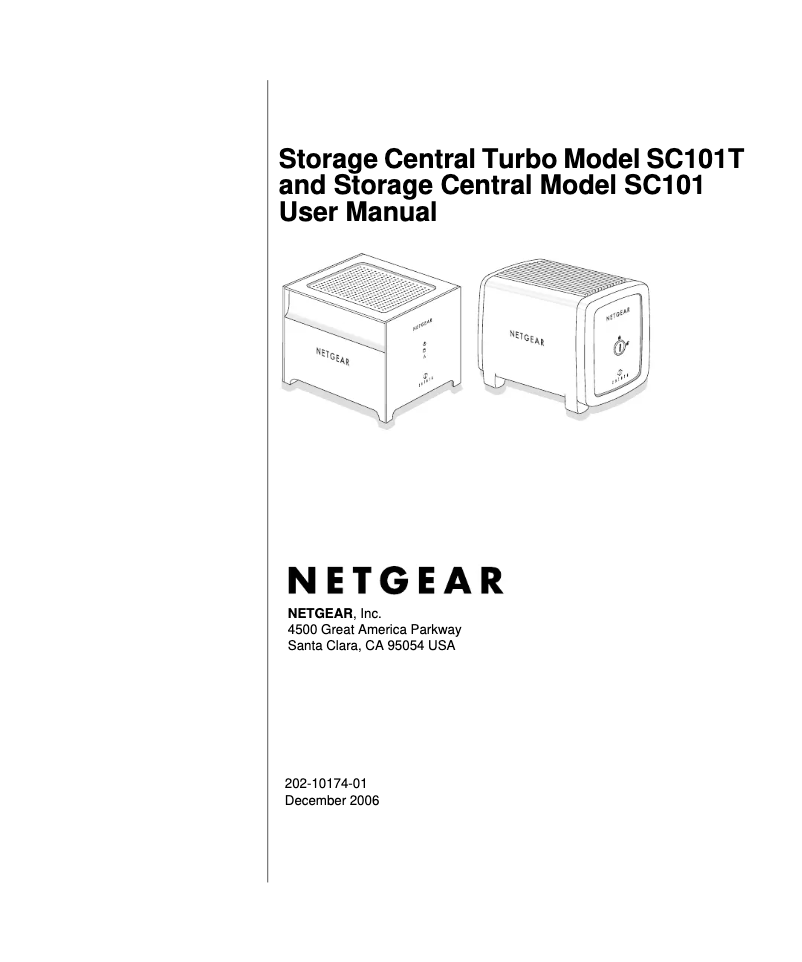 Página 1 del manual Manual de usuario Netgear SC101T