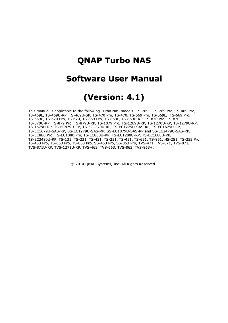 Página 1 del manual Manual de usuario QNAP EXT1-TS-251