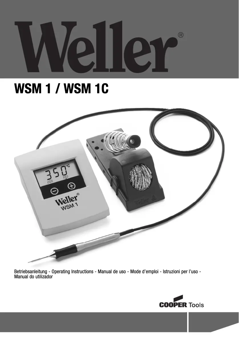 Imagen de la primera página del manual del dispositivo WSM 1
