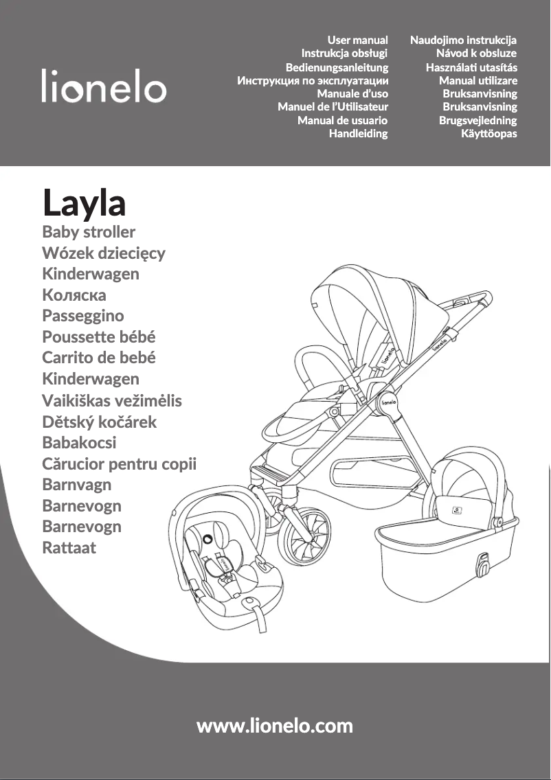 Página 1 del manual Manual de usuario Lionelo Layla