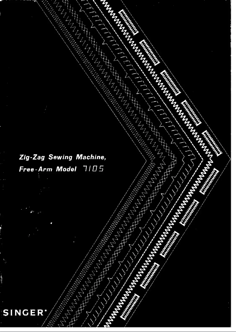 Página 1 del manual Manual de usuario Singer 7105