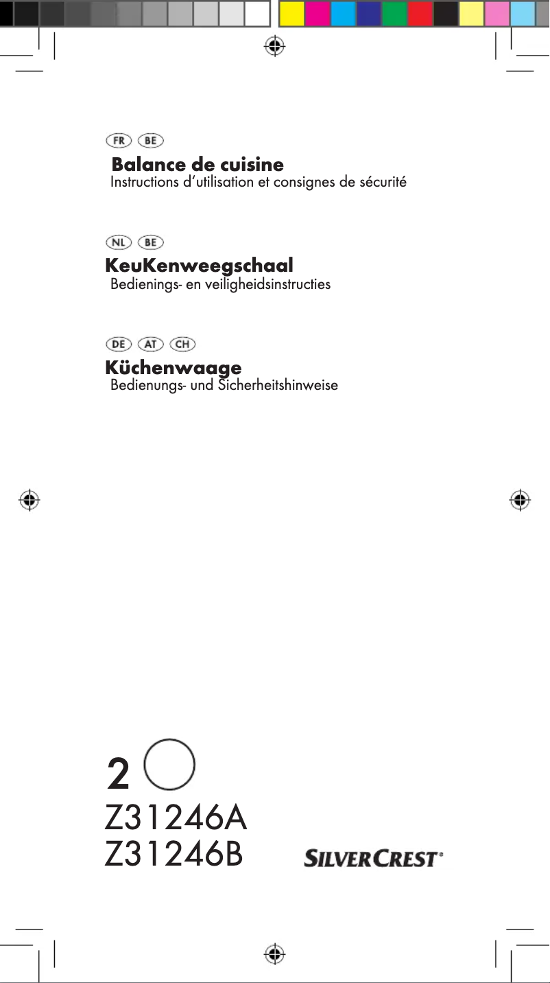 Imagen de la primera página del manual del dispositivo Z31246B