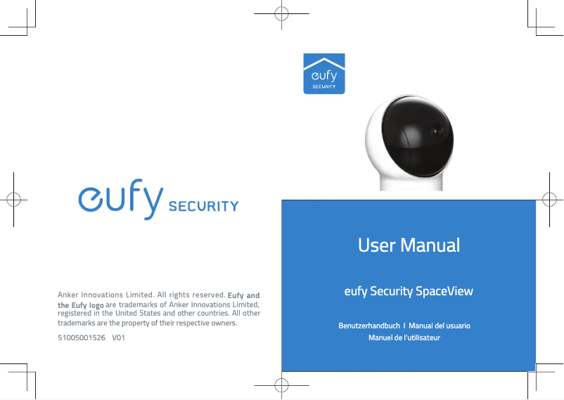Página 1 del manual Manual de usuario Eufy SpaceView Pro