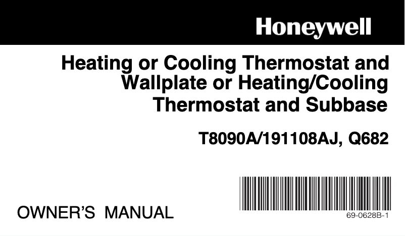 Imagen de la primera página del manual del dispositivo T8090A