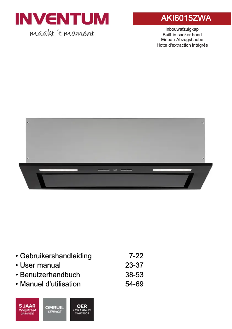 Imagen de la primera página del manual del dispositivo AKI6015ZWA