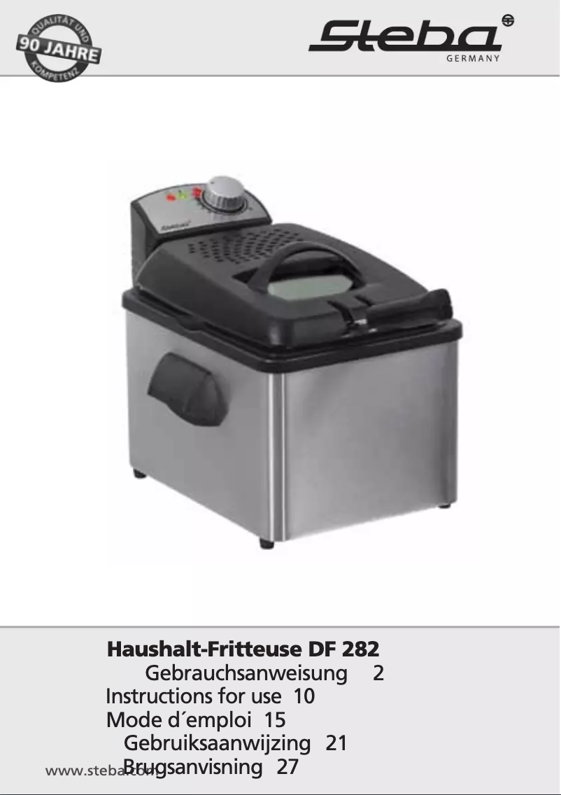 Imagen de la primera página del manual del dispositivo DF 282