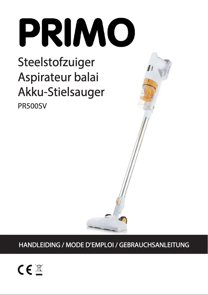 Página 1 del manual Manual de usuario Primo PR500SV