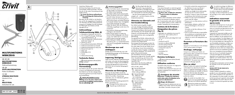 Imagen de la primera página del manual del dispositivo IAN 351481