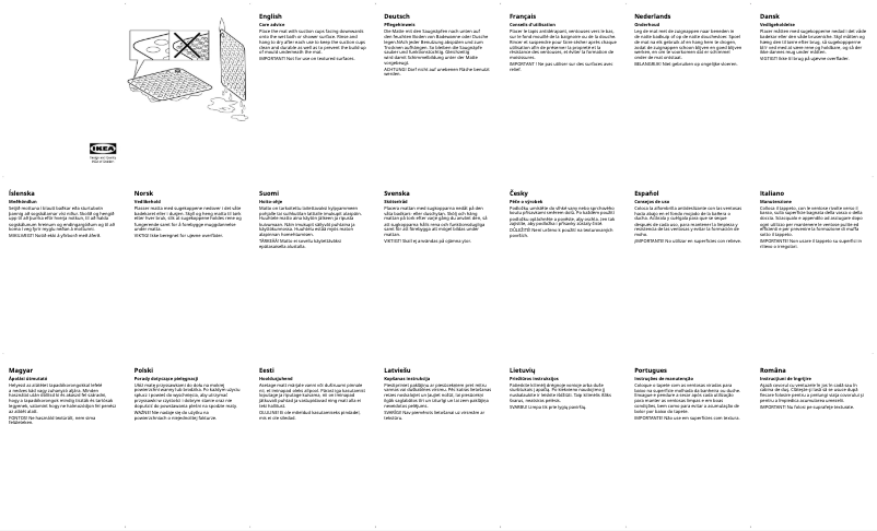 Imagen de la primera página del manual del dispositivo BLÅSJÖN 205.499.89