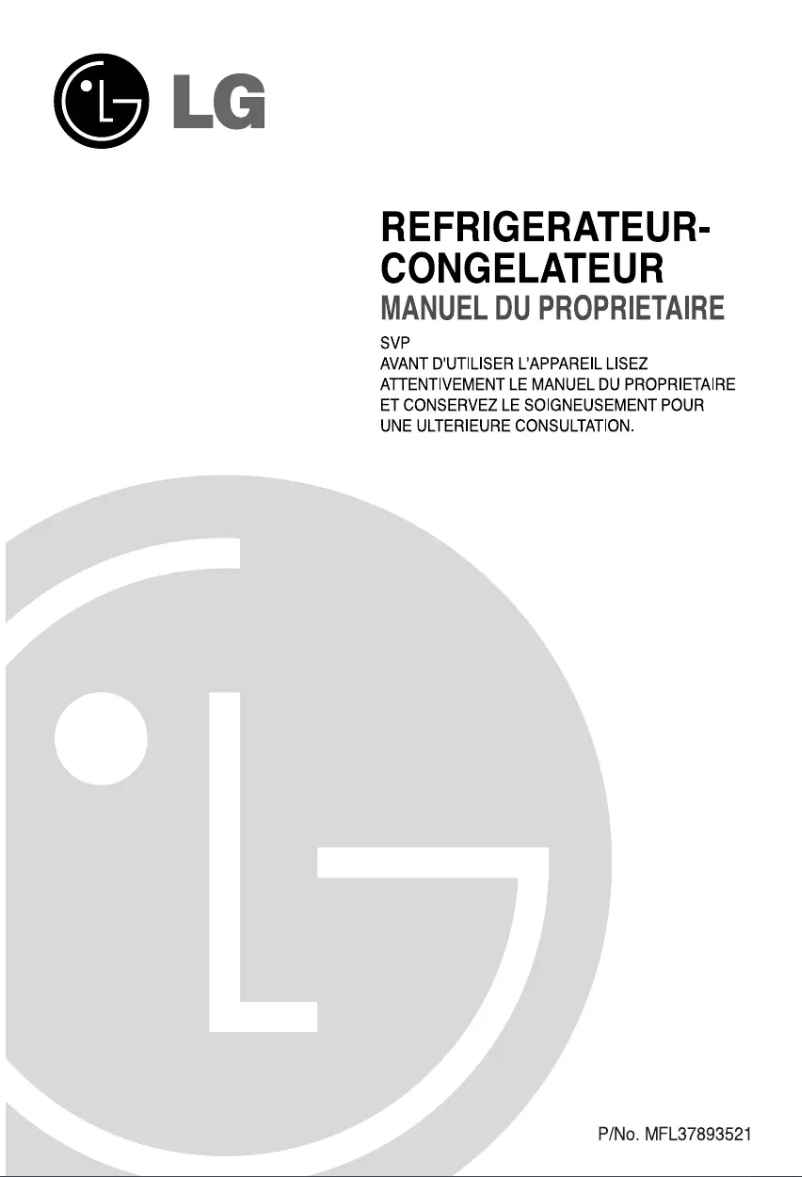 Imagen de la primera página del manual del dispositivo GR-B712YTS