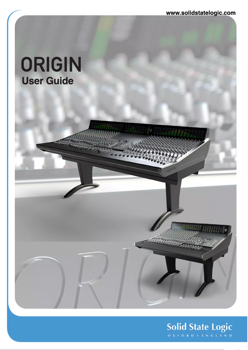 Imagen de la primera página del manual del dispositivo Origin