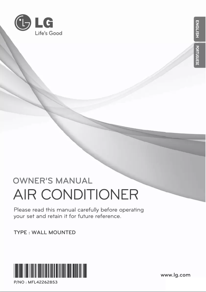 Página 1 del manual Manual de usuario LG ASNW182CSA1