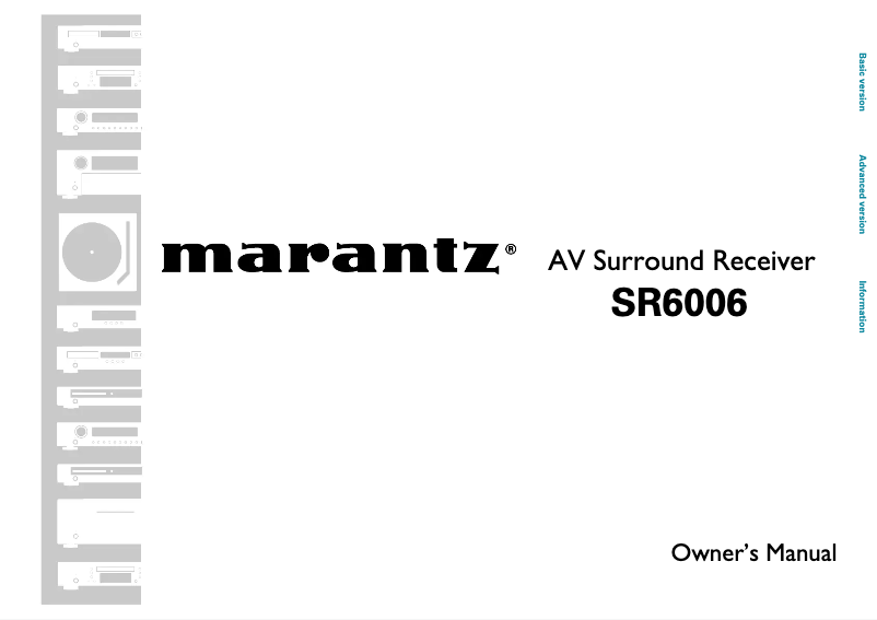 Imagen de la primera página del manual del dispositivo SR6006SG