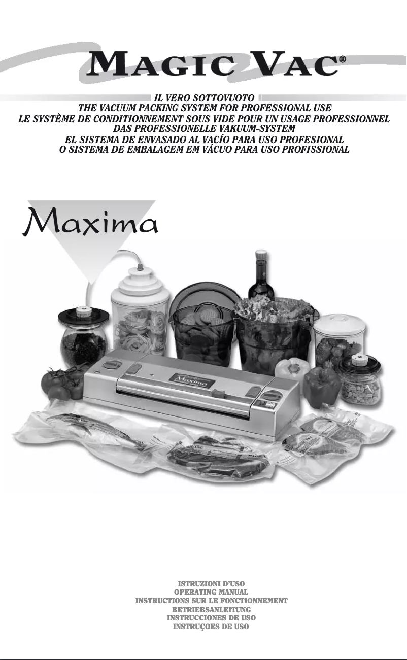 Imagen de la primera página del manual del dispositivo Maxima VAC400