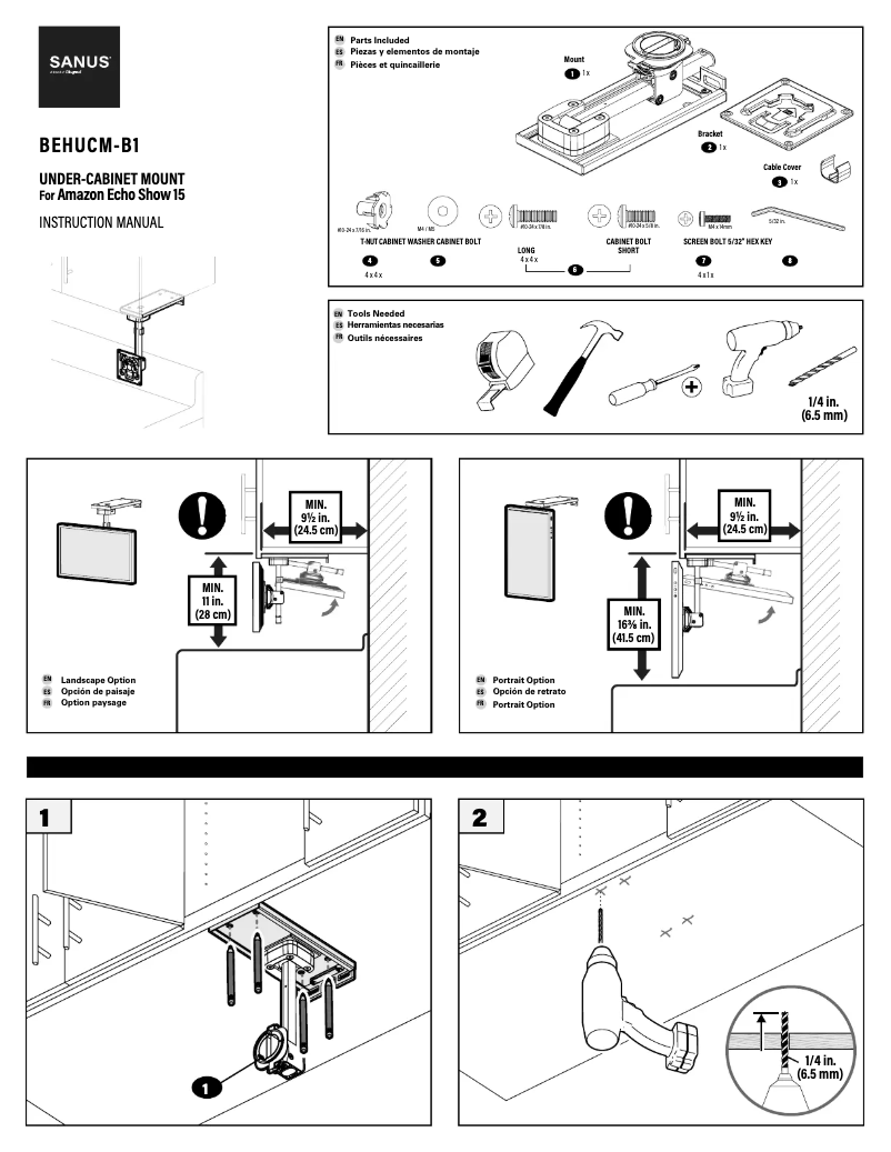 Imagen de la primera página del manual del dispositivo BEHUCM