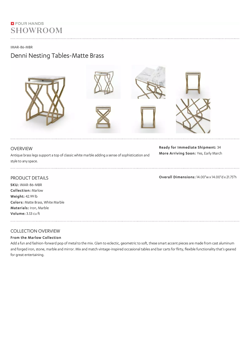 Página 1 del manual Manual de usuario Four Hands IMAR-86-MBR