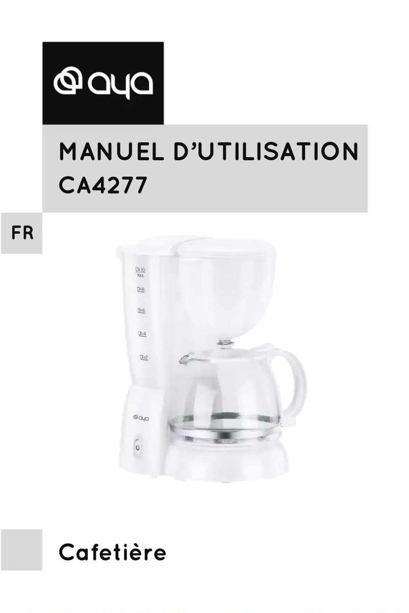 Página 1 del manual Manual de usuario AYA CA4277