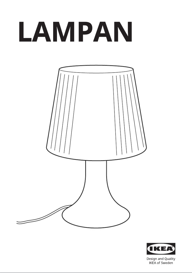 Imagen de la primera página del manual del dispositivo LAMPAN 703.148.51