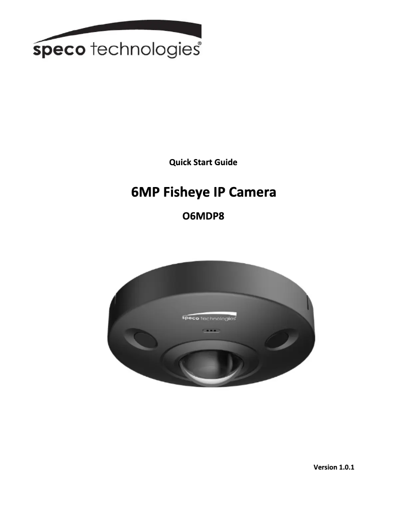 Imagen de la primera página del manual del dispositivo O6MDP2W