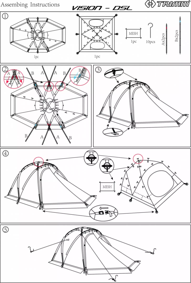 Imagen de la primera página del manual del dispositivo Vision - DSL