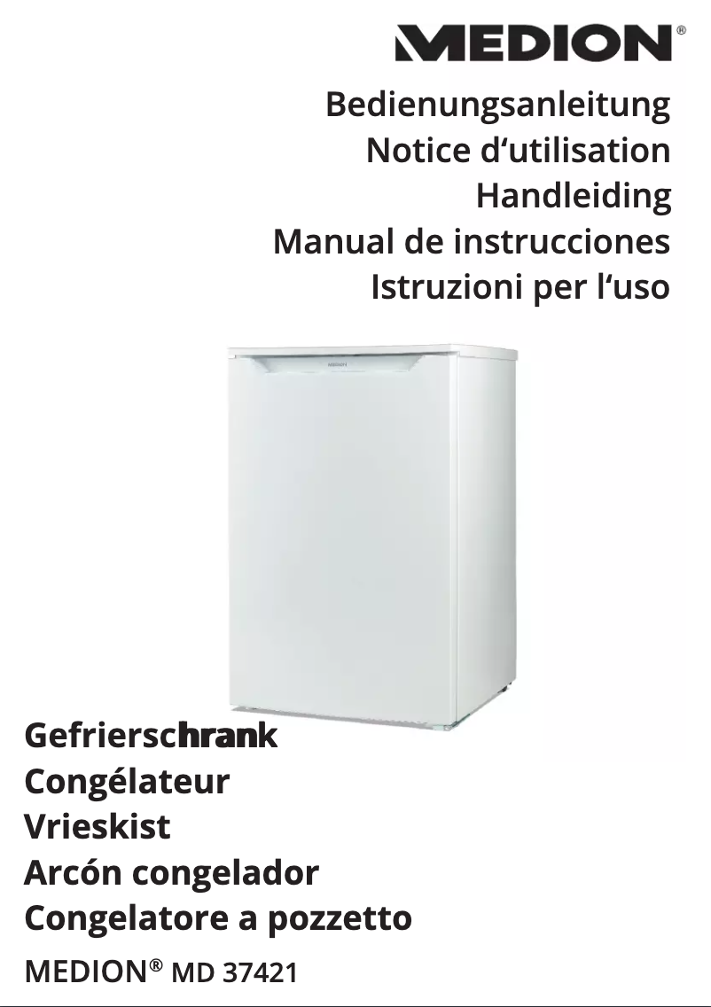 Página 1 del manual Manual de usuario Medion MD 37421