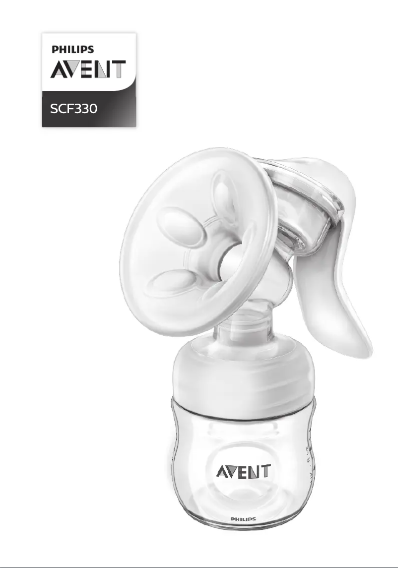 Imagen de la primera página del manual del dispositivo Avent SCF330
