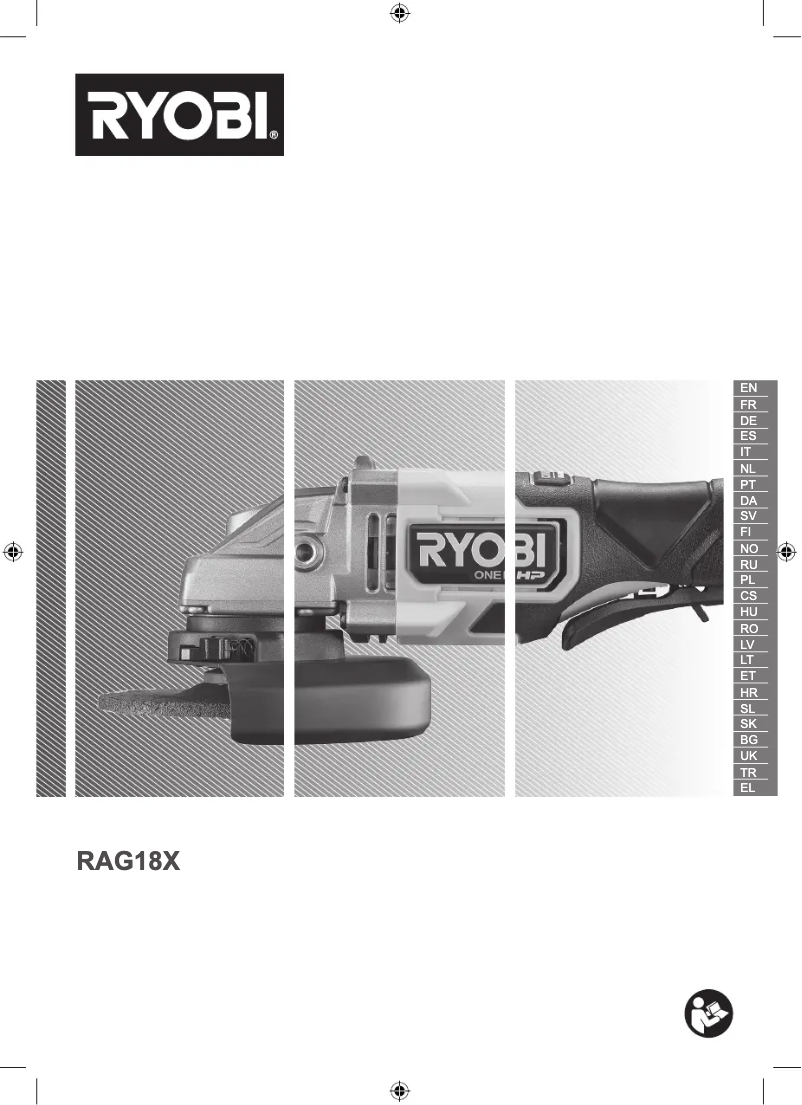 Página 1 del manual Manual de usuario RYOBI One+ RAG18X