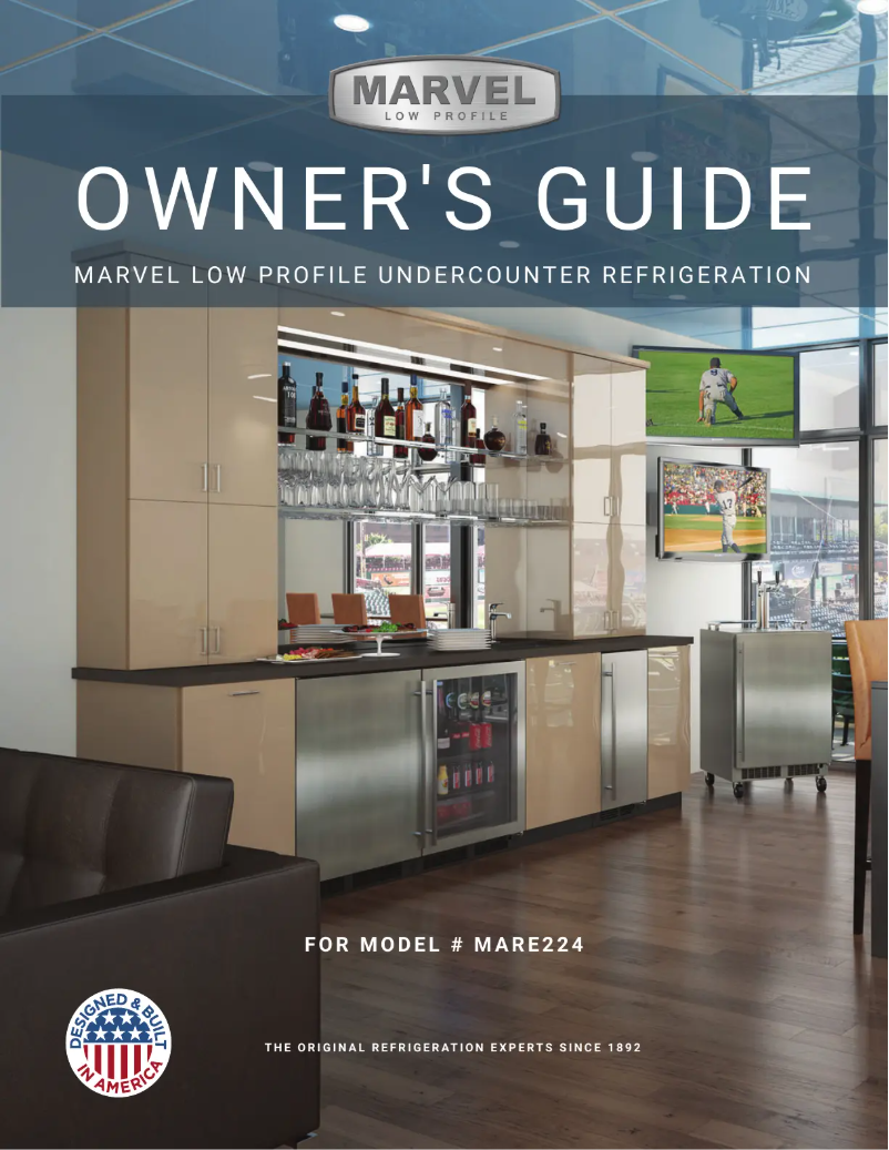 Página 1 del manual Manual de usuario Marvel MARE224SS51A
