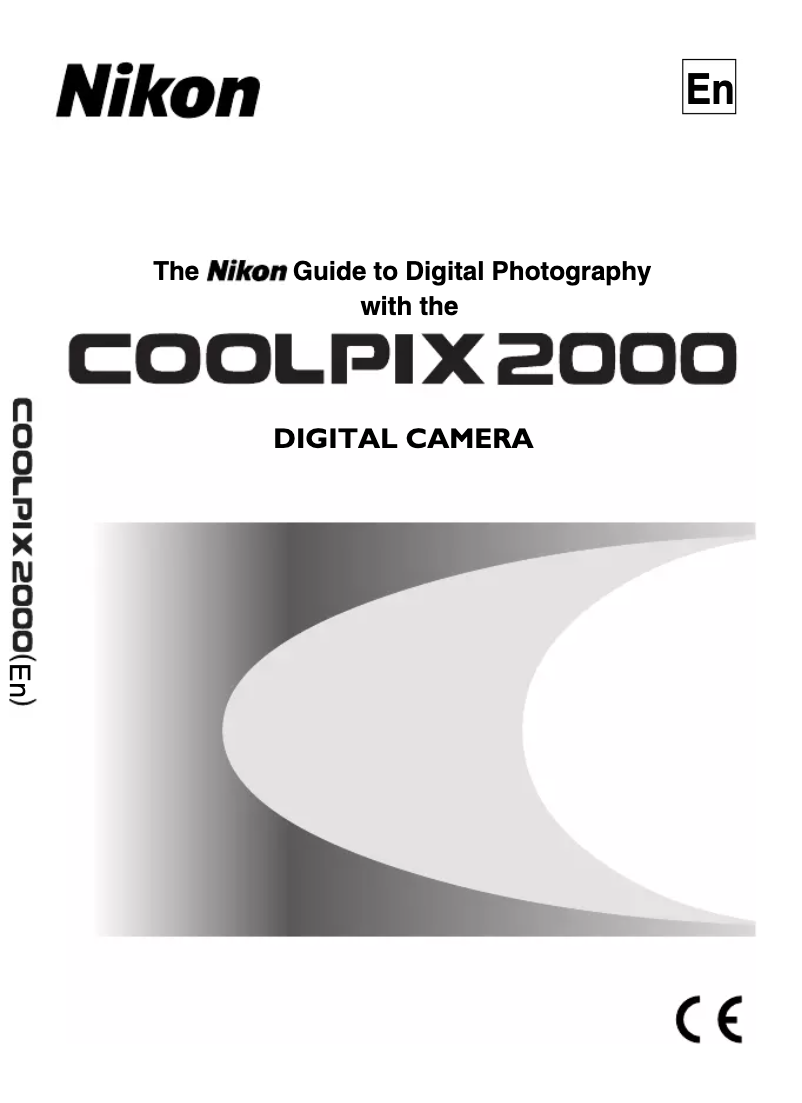 Imagen de la primera página del manual del dispositivo Coolpix 2000