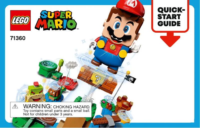 Página 1 del manual Manual de usuario Lego Super Mario 71360