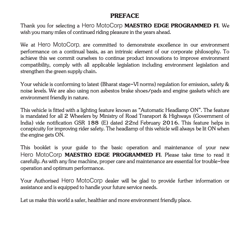 Página nº 1 - Manual de usuario Hero Maestro Edge (2021)