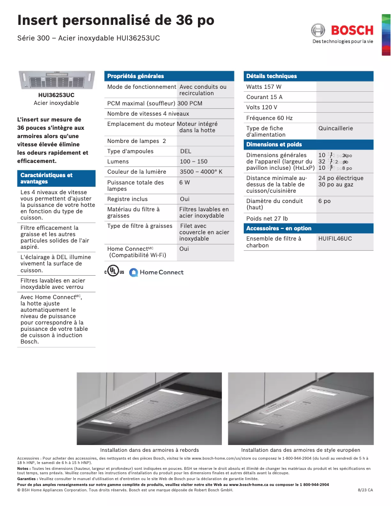 Imagen de la primera página del manual del dispositivo HUI36253UC