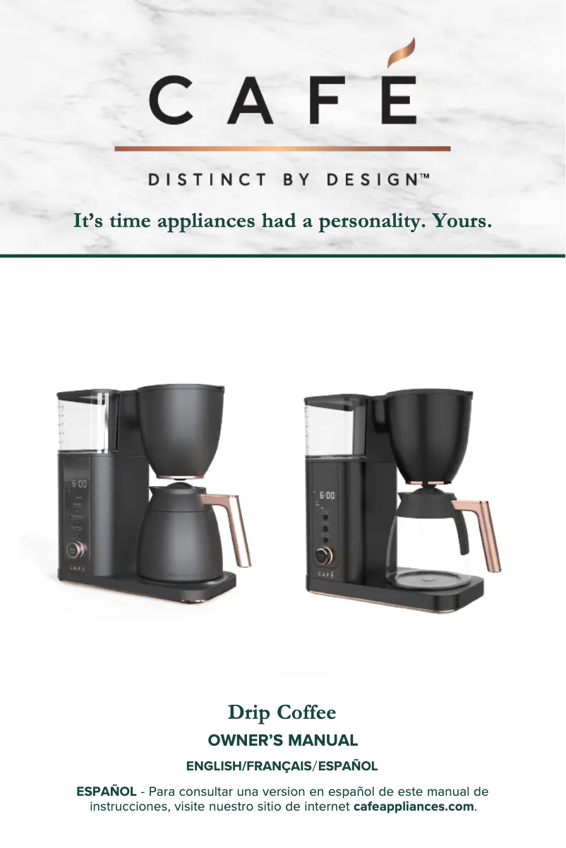 Página 1 del manual Manual de uso y mantenimiento GE C7CDABS4RW3