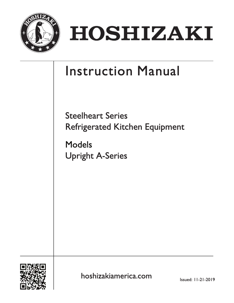 Página 1 del manual Manual de usuario Hoshizaki F2A-HG