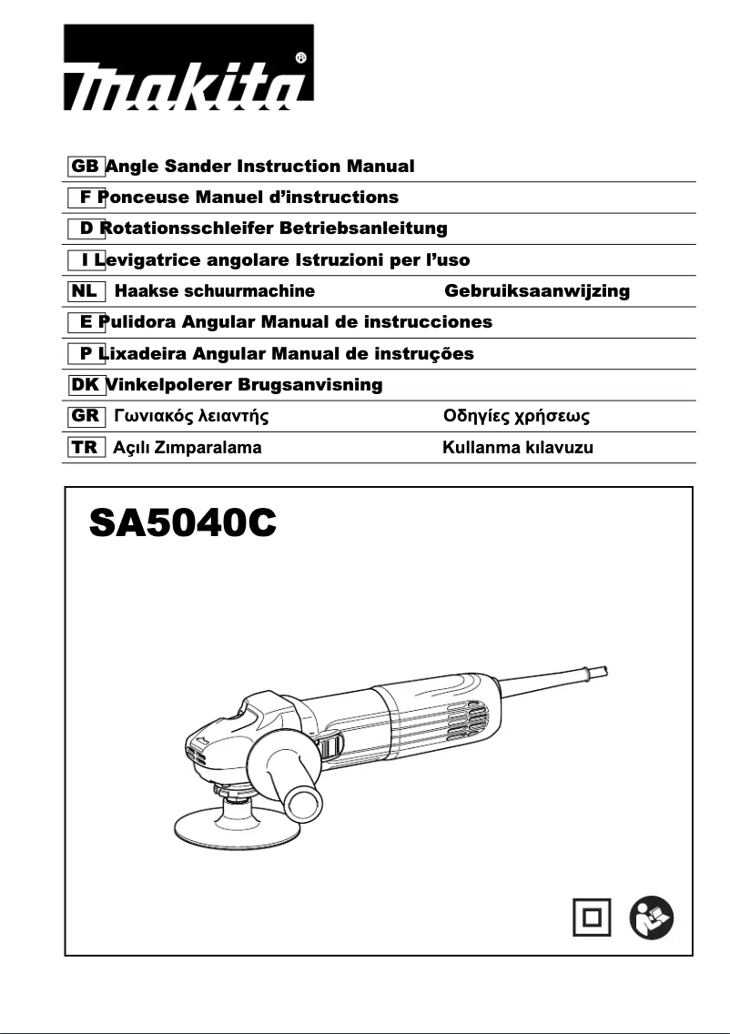 Página 1 del manual Manual de usuario Makita SA5040C