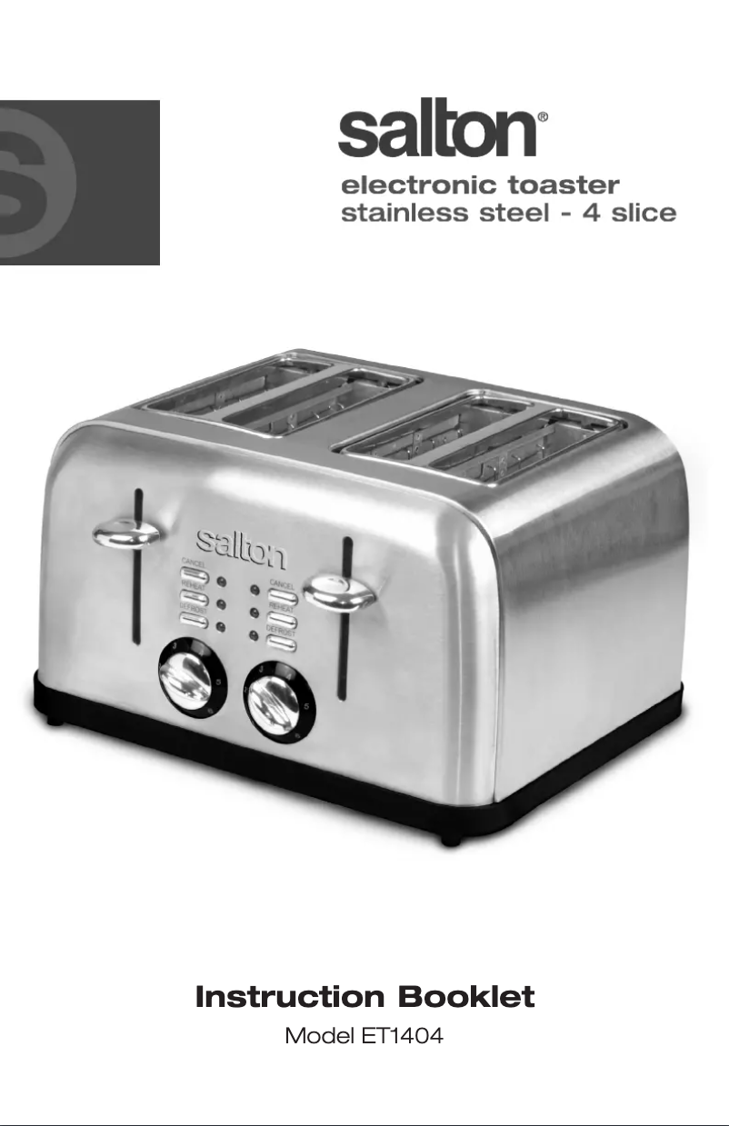 Imagen de la primera página del manual del dispositivo ET1404