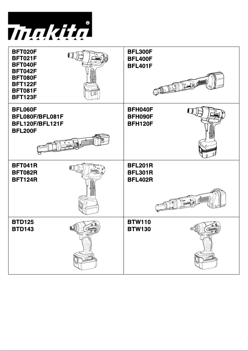 Imagen de la primera página del manual del dispositivo BFL120F