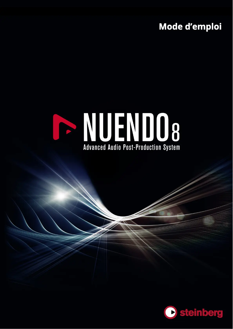 Imagen de la primera página del manual del dispositivo Nuendo 8