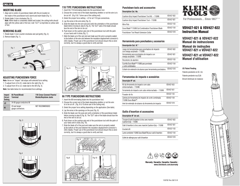 Imagen de la primera página del manual del dispositivo VDV427-822