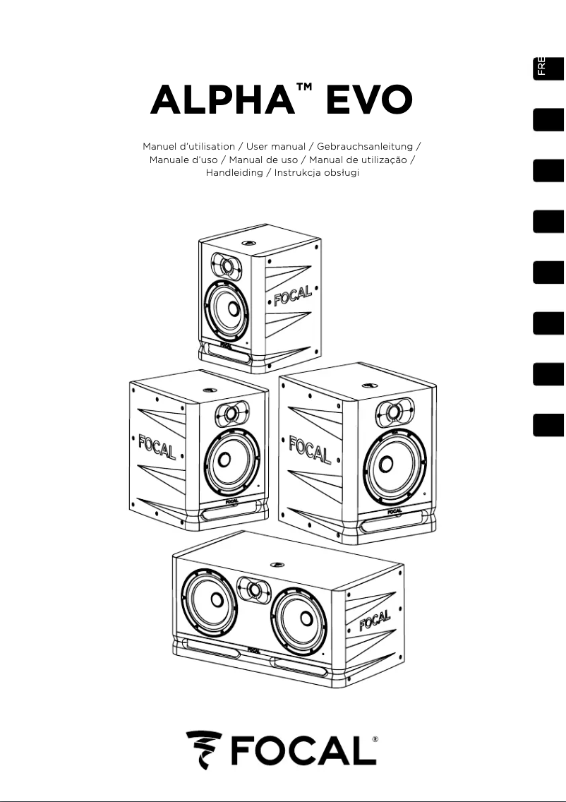 Imagen de la primera página del manual del dispositivo Alpha Twin Evo