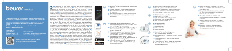 Imagen de la primera página del manual del dispositivo BM 57