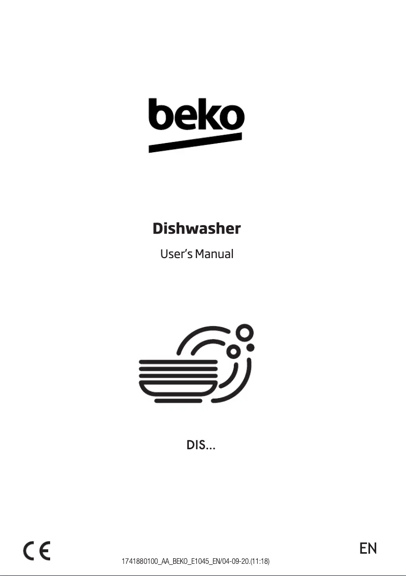 Página 1 del manual Manual de usuario Beko DIS35021
