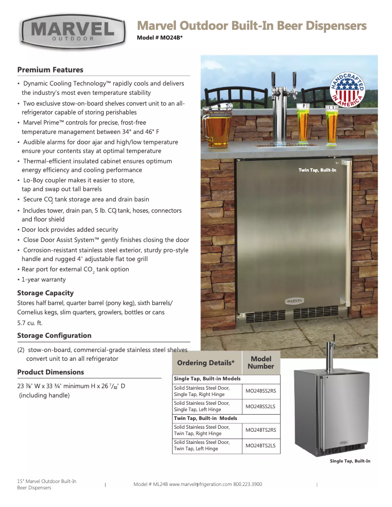 Imagen de la primera página del manual del dispositivo MO24BTS2RS