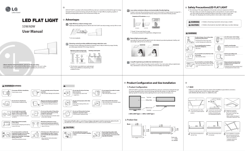 Imagen de la primera página del manual del dispositivo LF53075032B