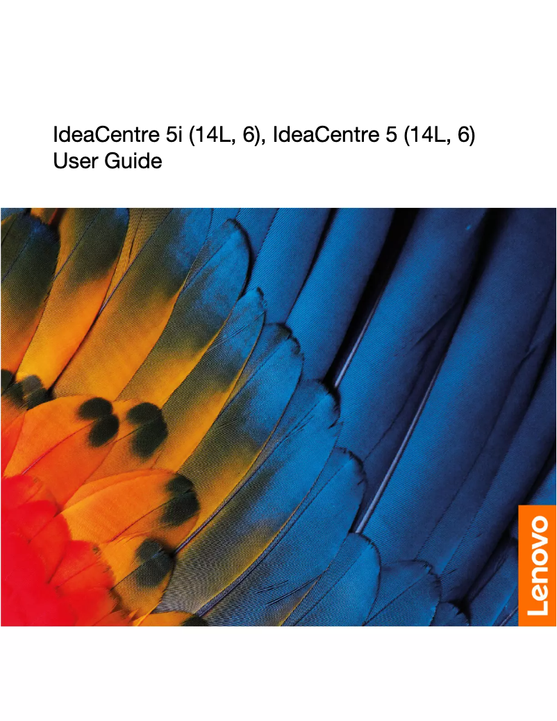 Imagen de la primera página del manual del dispositivo IdeaCentre 5i