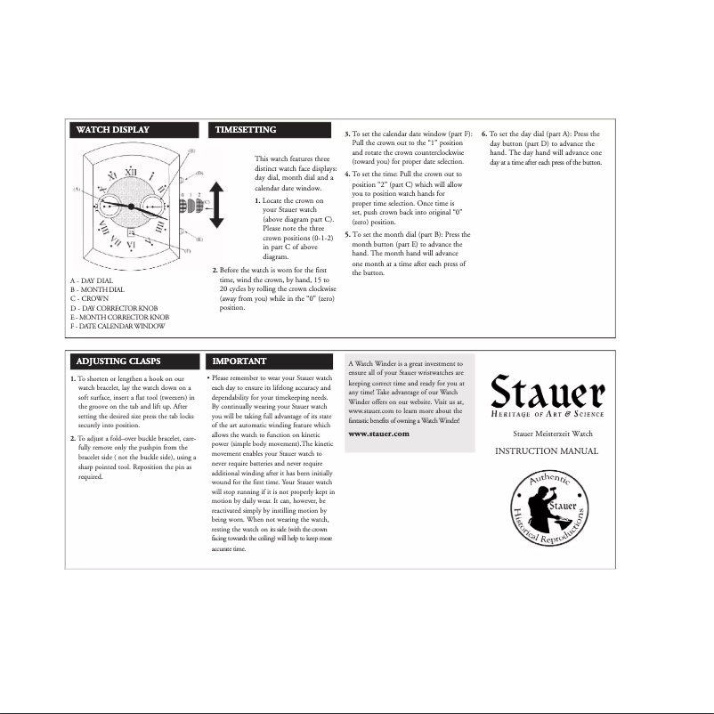 Página 1 del manual Manual de usuario Stauer 20319