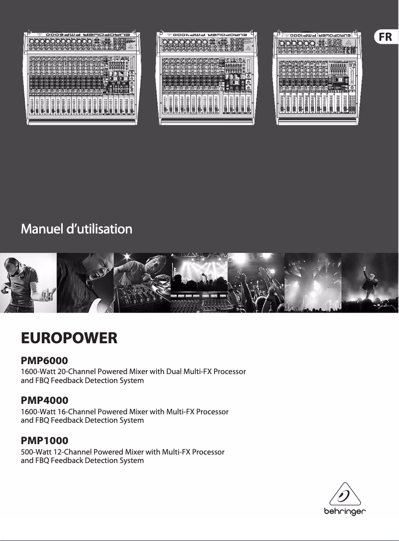 Imagen de la primera página del manual del dispositivo Europower PMP4000